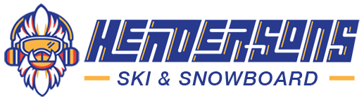 Henders Ski & Snowboard logo with a colorful Yeti Head wearing goggles and headphones